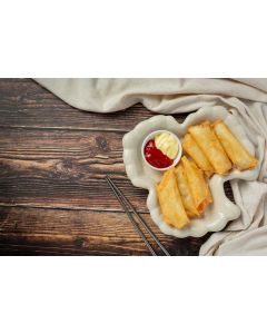 Mozzarella Cheese Rolls (6pc Spring Rolls + Sweet Chilli Sauce)